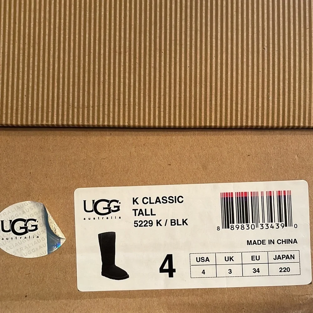 UGG®Women's K Classic Tall Black boots